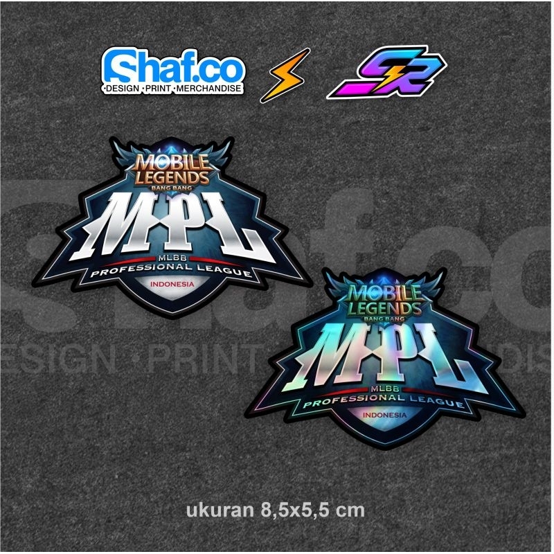 

STICKER MPL MOBILE LEGENDS BANG BANG VINYL HOLOGRAM KEREN VIRALL