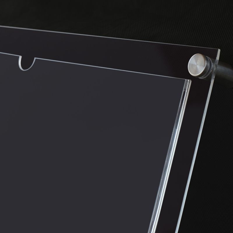 Frame Akrilik A3, Model Slot Pocket (Papan Iklan Akrilik, Poster)