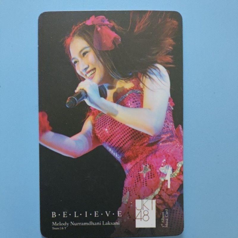 pc photocard melody believe jkt48