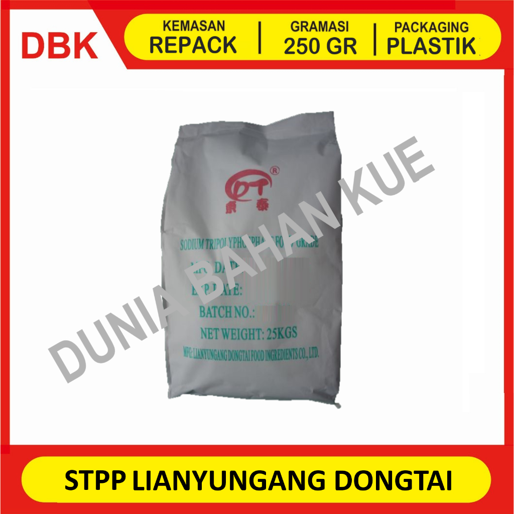 

SODIUM TRIPOLYPHOSPHATE FG LIANYUNGANG DONGTAI - REPACK 250 GR / STPP LIANYUNGANG DONGTAI