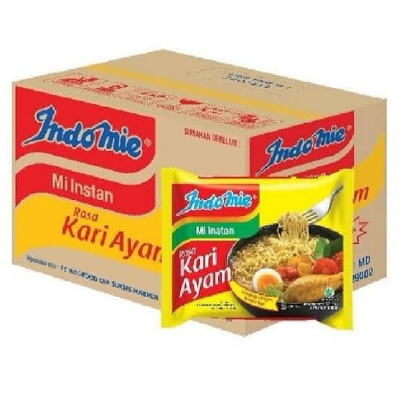 

Indomie kari ayam 1 dus isi 40pcs