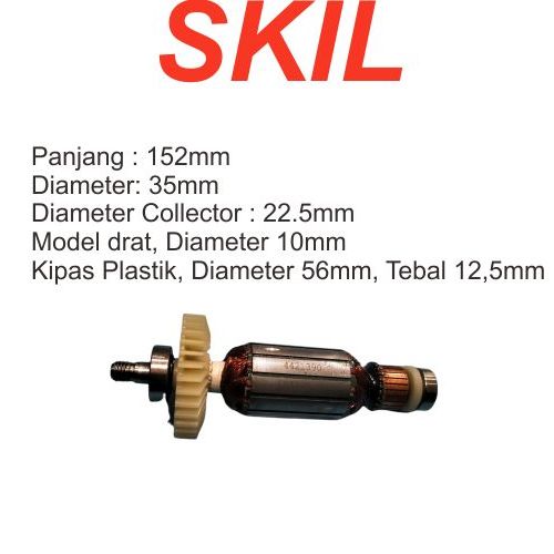ARMATURE BOSCH UNTUK MESIN PASAH / SERUT KAYU 1571 SKIL
