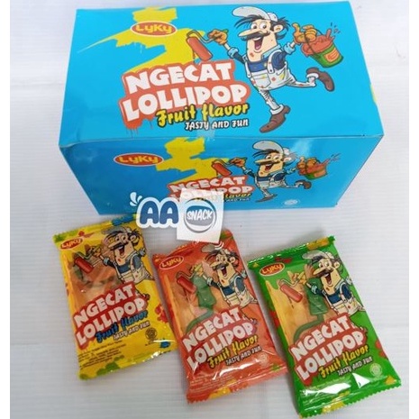 

PRODUK IAME PERMEN KERAS NGECAT LOLLIPOP ISI 24 X 7GR AFK
