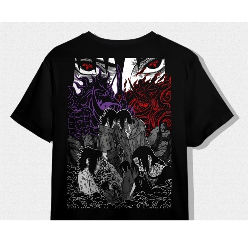 Tshirt/kaos uciha sasuke and uciha itachi