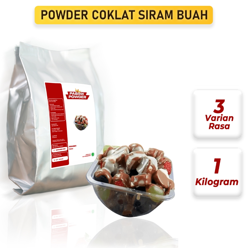 

Powder Coklat Siram Buah Viral 1 Kg