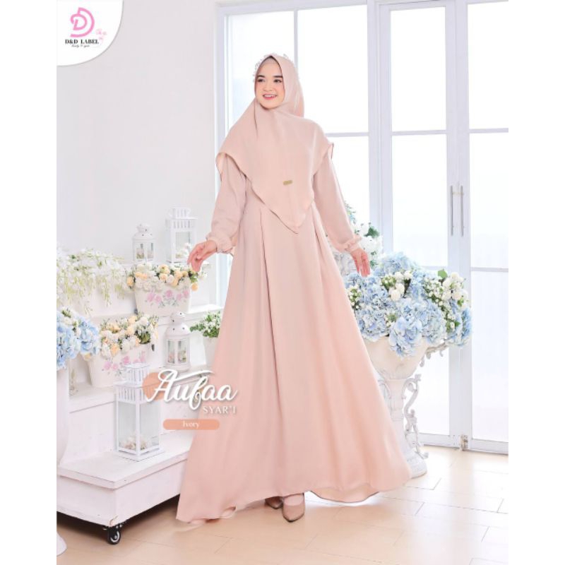 Aufaa - Gamis set khimar - by Dnd Label
