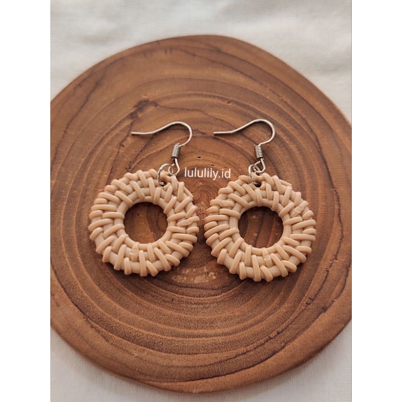 Brown Bohemian Earrings / Anting Bohemian / Anting Lucu / Anting Gede Lucu / Anting Ukuran Besar / G