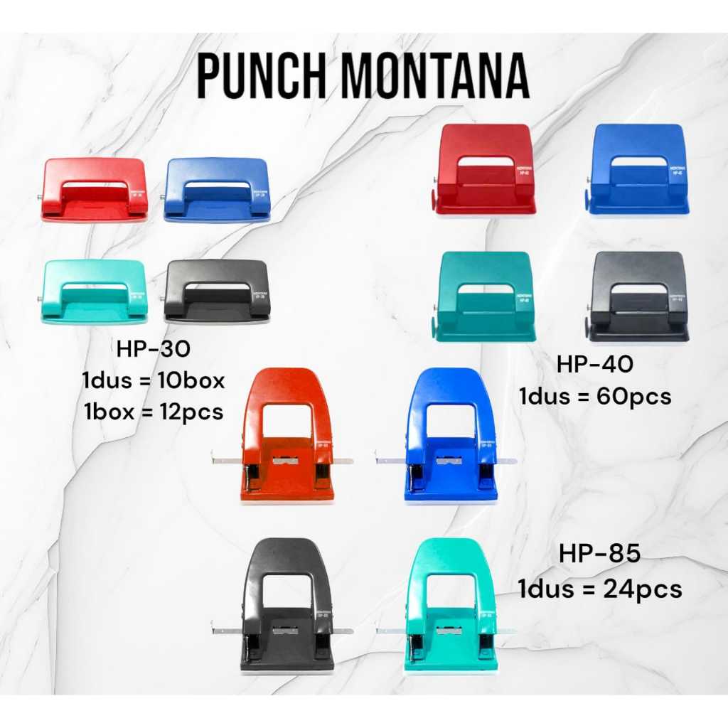 

PUNCH MONTANA / PELOBANG KERTAS MONTANA SEMUA UKURAN