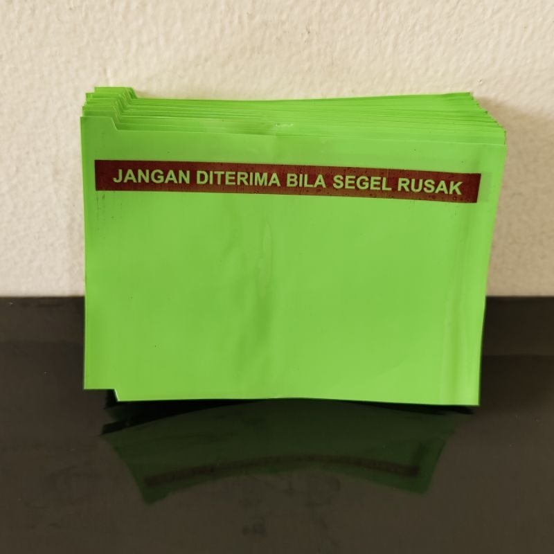 Segel Galon Polos Hijau