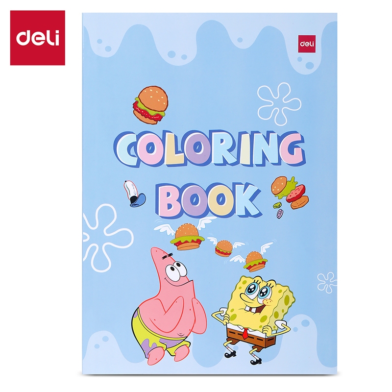 

Deli Buku Mewarnai | Painting Book Spongebob 12 Lembar Kertas Tebal EN055