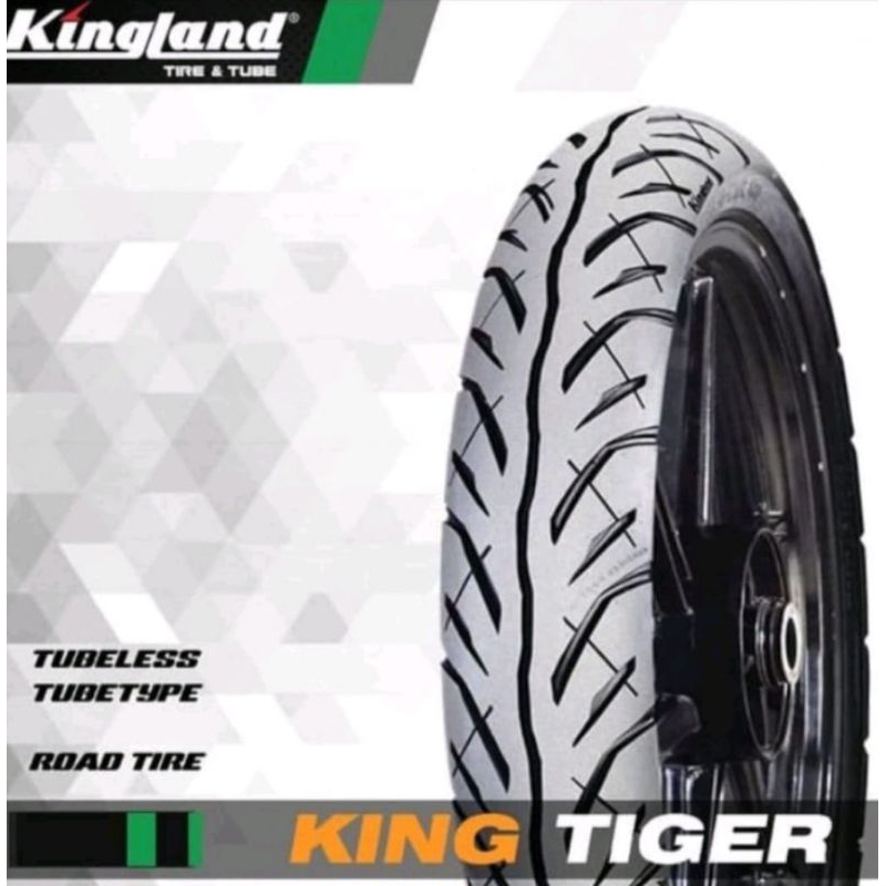 BAN LUAR  TUBLESS MURAH  MATIC 80/90-14 & 90/90-14 KINGLAND KING TIGER (FREE PENTIL TUBLESS)