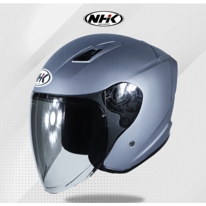 NHK HELM R1 ELITE SOLID | DARK GREY DOFF | SINGLE VISOR