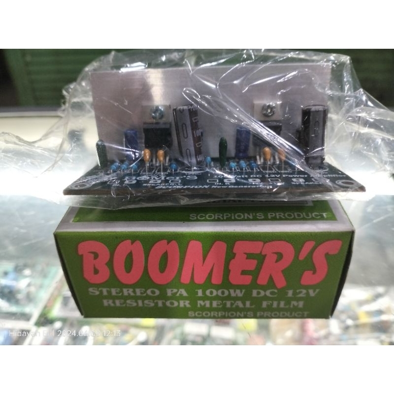 kit power dc 12volt/100watt bomer's stereo