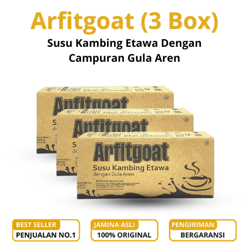

PAKET 3 Arfitgoat Coklat Susu Kambing Etawa Bubuk Plus Gula Aren Original