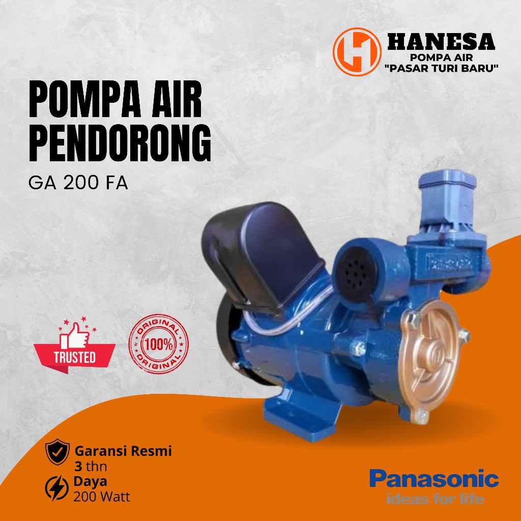 Panasonic GA 200 FA Pompa Air Pendorong Otomatis