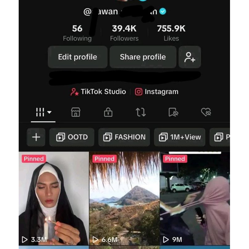 akun tiktok centang biru murah stok terbatas