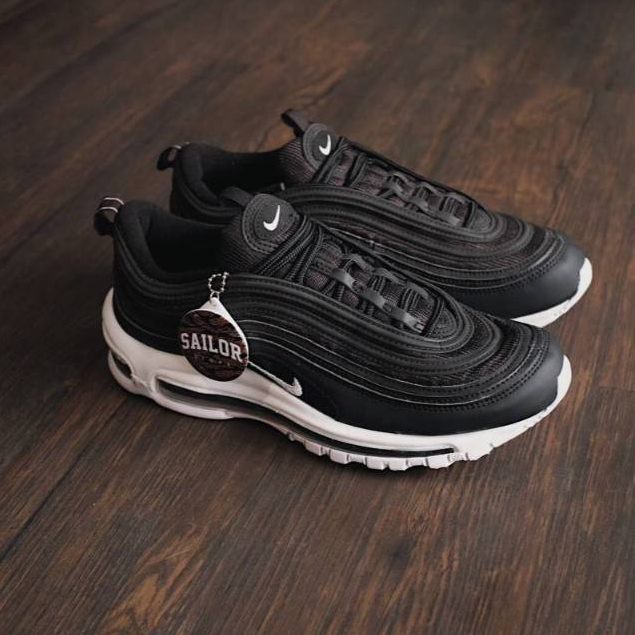 nike air max 97 black white