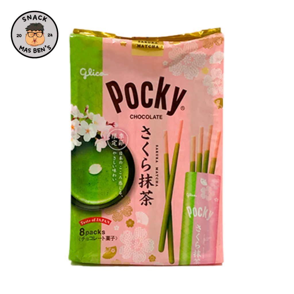 Pocky Choco Sakura Matcha -  Limited Edition - Original Jepang
