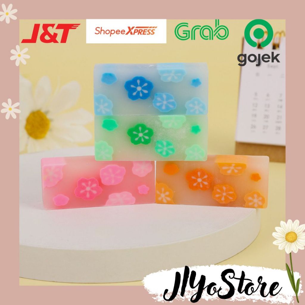 

Penghapus Pensil Motif Bunga Eraser Sekolah Kantor ATK Stationery Aesthetic Lucu