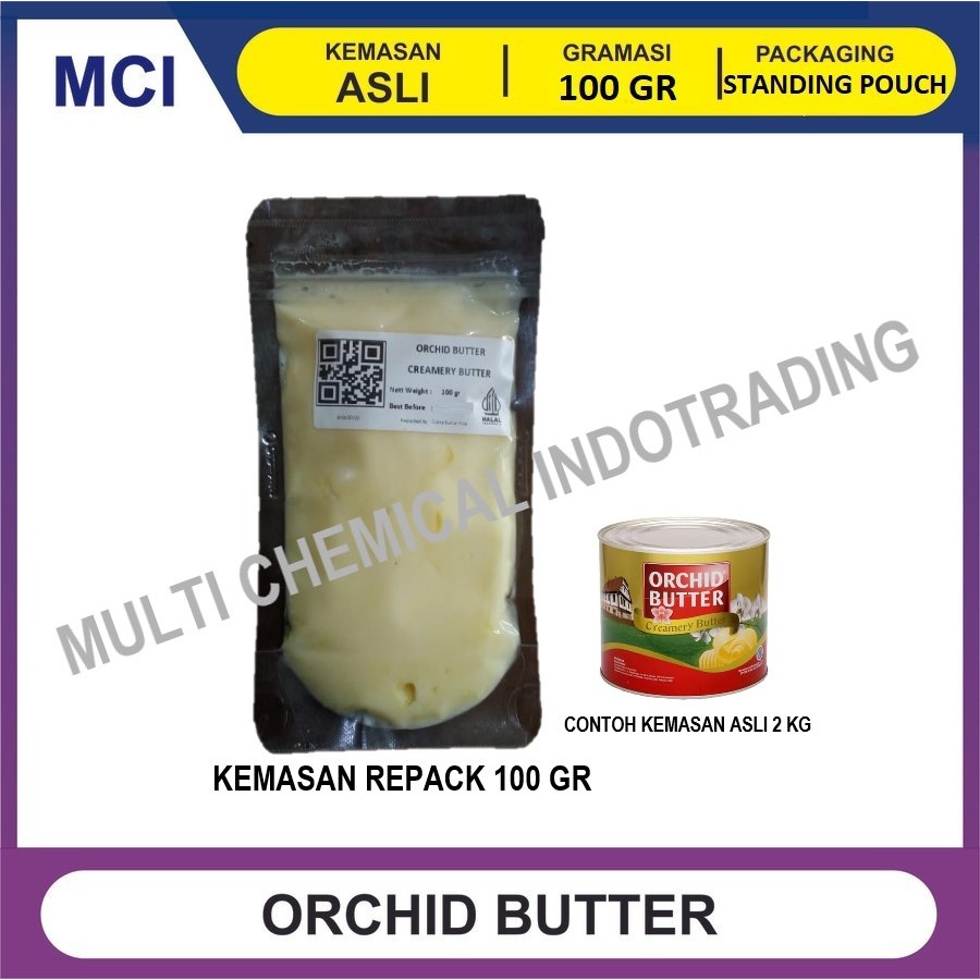 

ORCHID BUTTER CREAMERY BUTTER - REPACK 100 GR