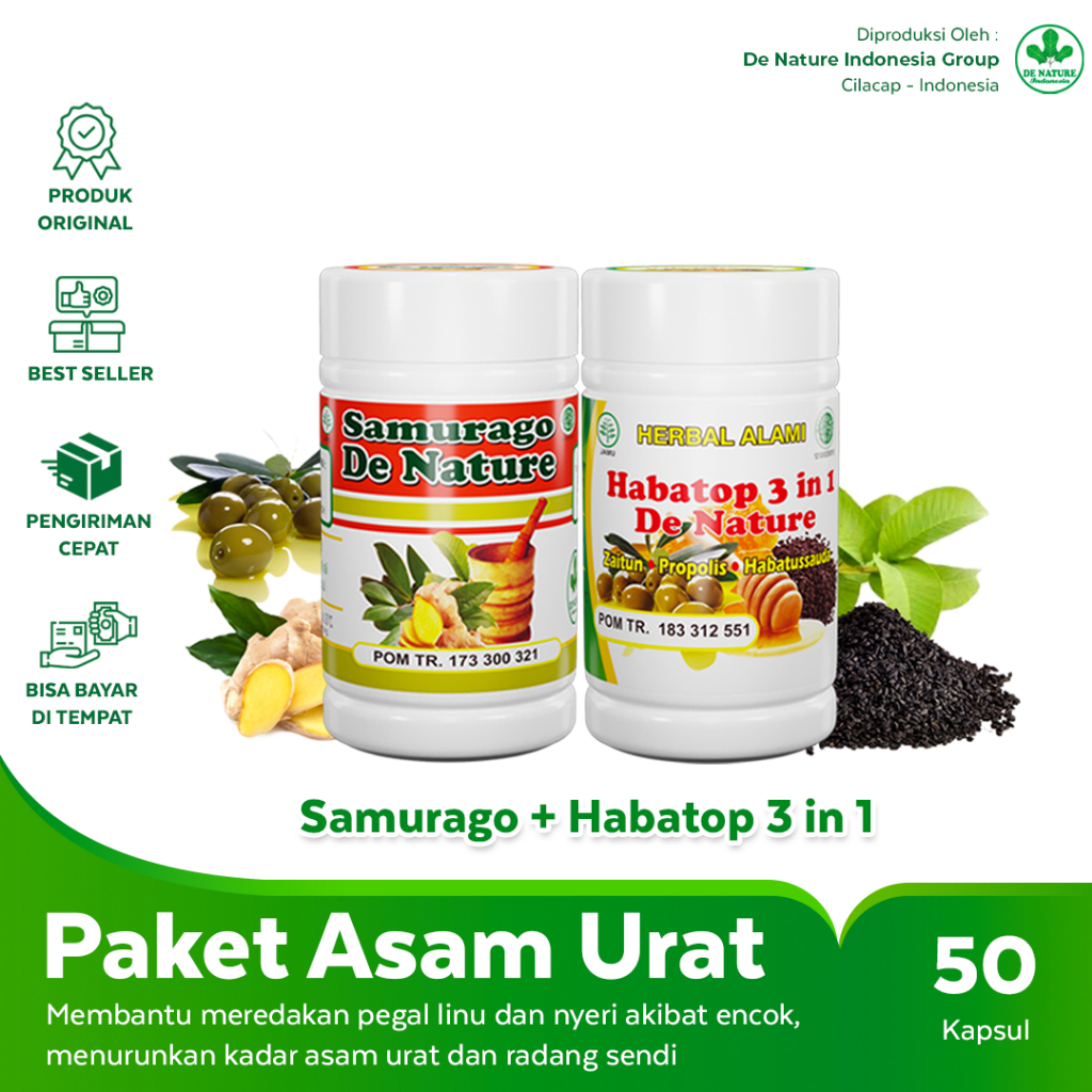 Obat asam urat paling ampuh kesemutan herbal pegal linu reumatik nyeri sendi nyeri otot flu tulang