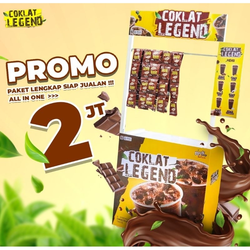 

Paket Usaha Coklat Legend - Booth Portable Lengkap dengan Bahan Baku Siap Jualan