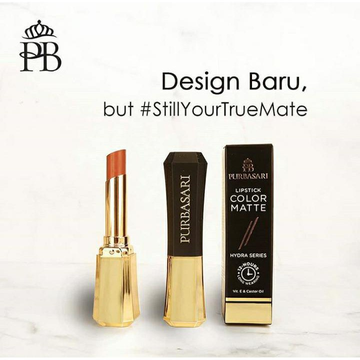 Purbasari Lipstick Color Matte Hydra Series