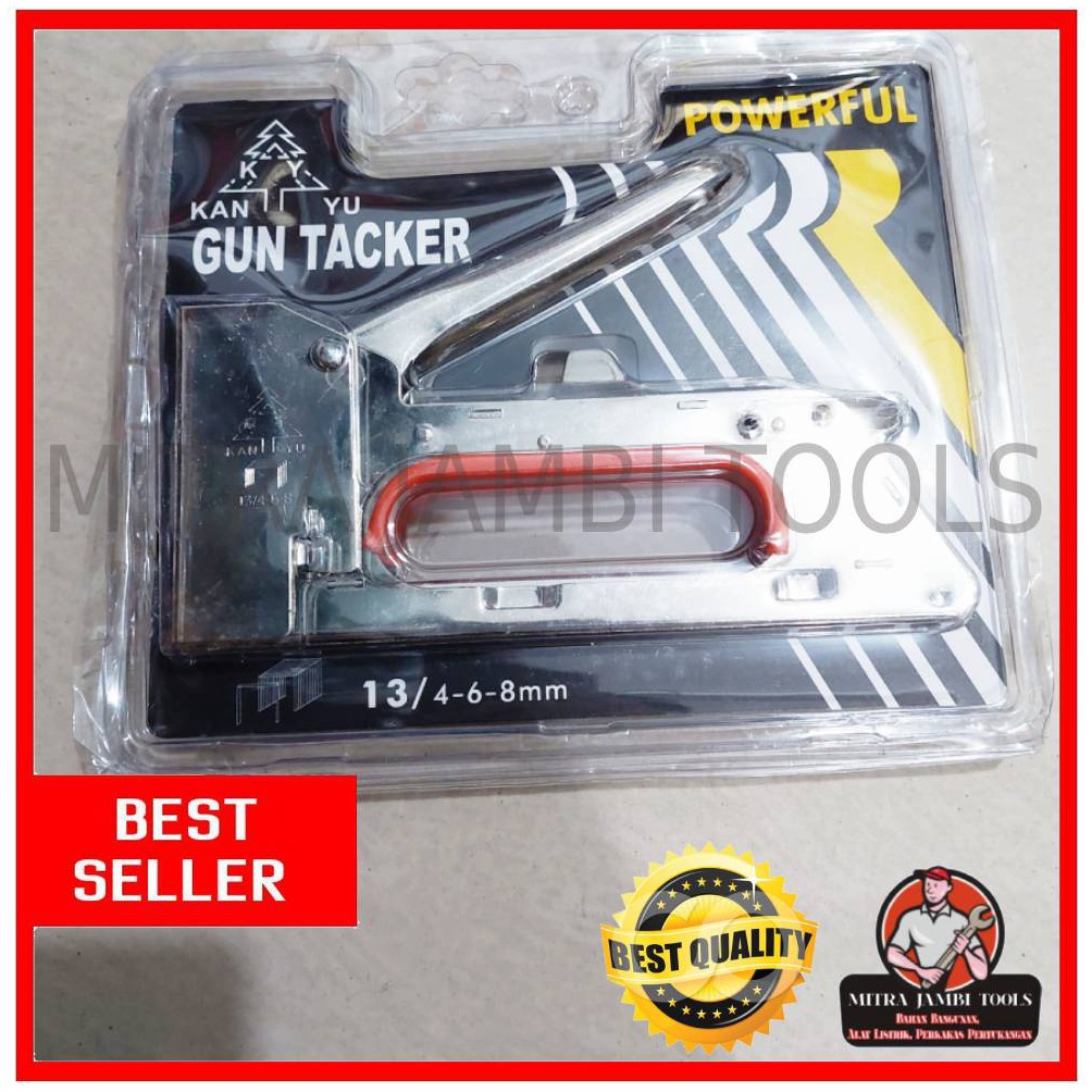 

KODE X13I STAPLES TEMBAK GUN POWERFUL STAPLER STEKER 4 6 8 MM