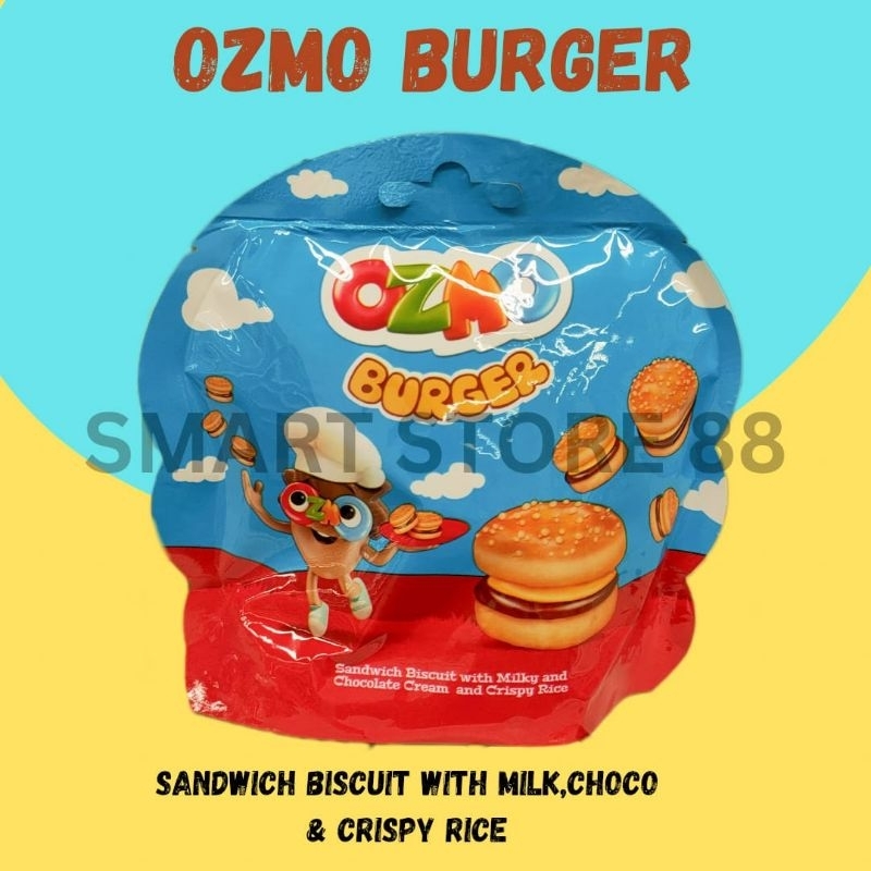 

OZMO BURGER 40GR BISKUIT SANDWICH COKLAT SUSU