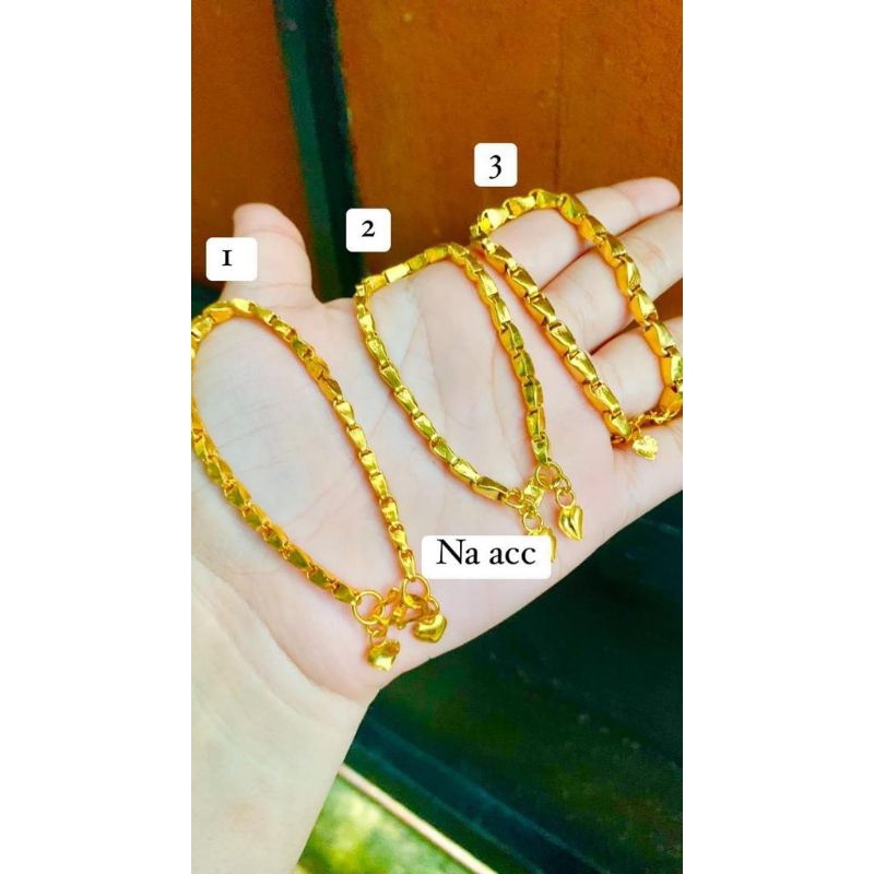 Gelang padi 1 suku lapis emas