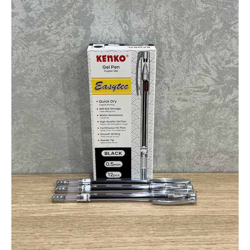 

D3W! Pulpen Kenko Gel Pen Easytec 0.5mm (1 Pack)