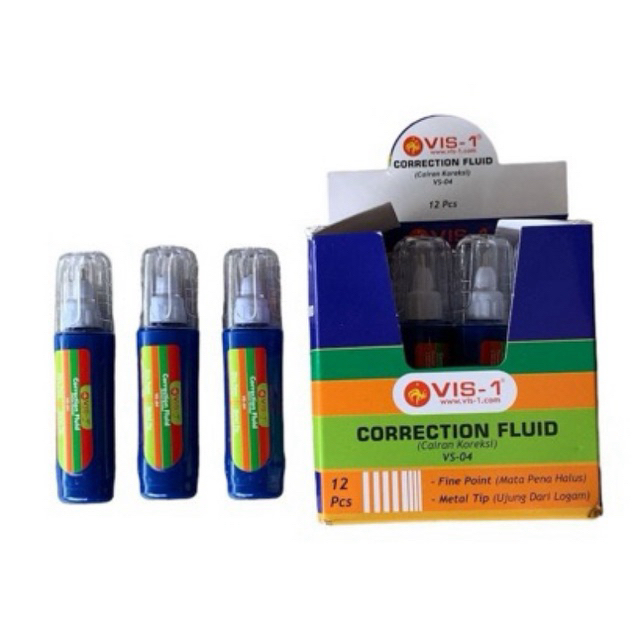 

Tip Ex Cair Vis/Correction Fluid Vis/Tipex Murah