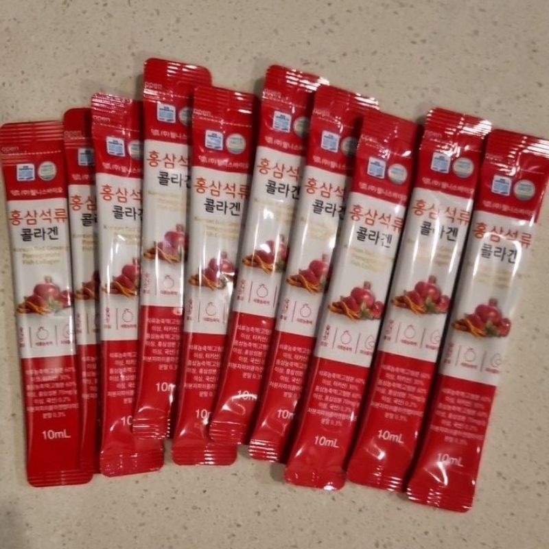 

Korean Red Ginseng Pomegranate Fish Collagen