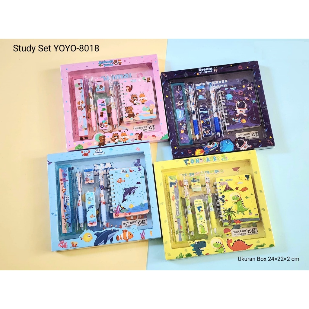 

Rmdodo - Stationery Set Isi 6 Karakter / Study Set YOYO-8018