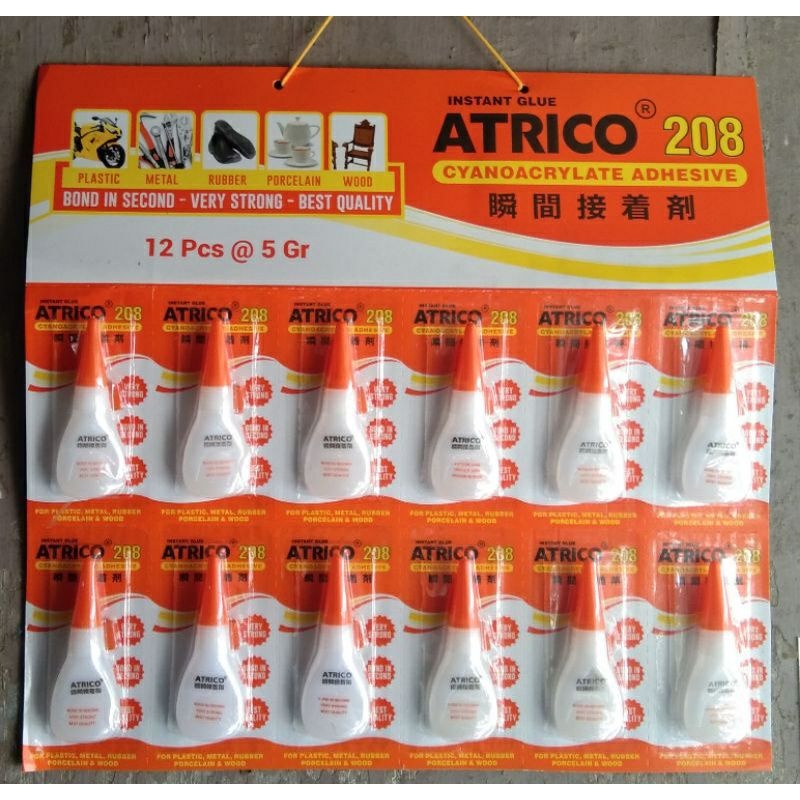 

Lem Botol 12 Pcs Lem Atrico Lem Botol isi 12 Buah