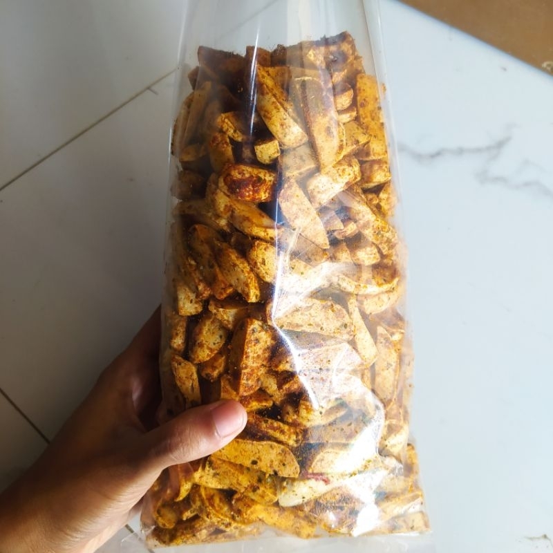 

Kizziu Basreng Baso Goreng Pedas Jeruk Ori Pedas 500gr