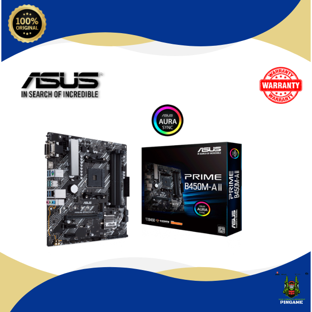 Asus PRIME B450M-A II (AM4,DDR4)