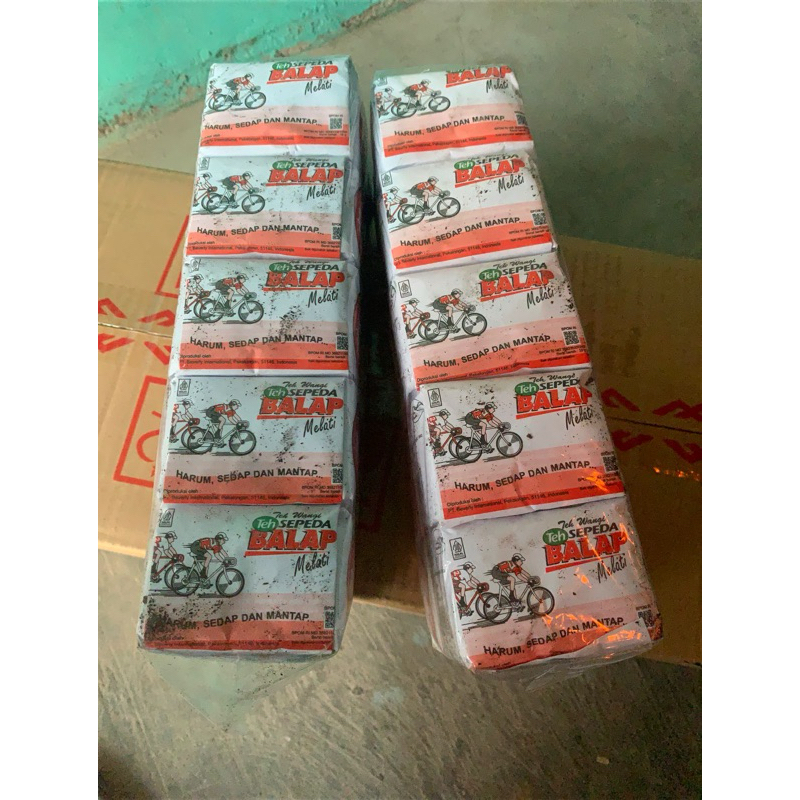 

Teh sepeda balap 1 pack 10 pcs tanpa hadiah gelas
