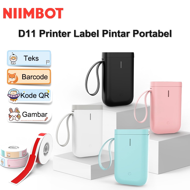 

KODE N42J NIIMBOT D11 D11 Pencetak Label Pintar Portabel dengan Bluetooth Nirkabel Mesin Pembuat Label