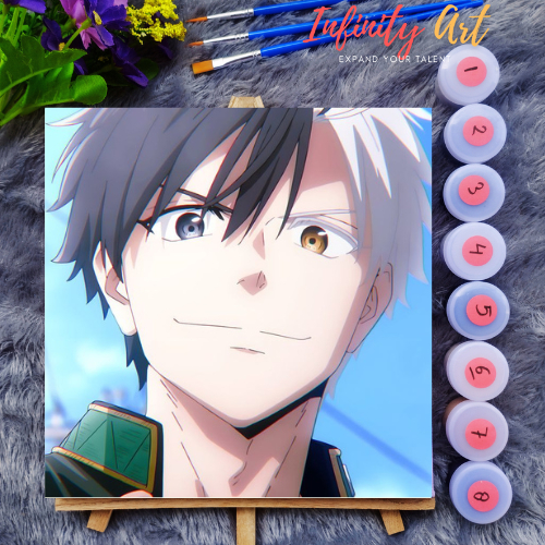 

Paint by Number [ Wind Breaker ] Umemiya Sakura Paint By Number Anime 20x20 cm Paint by Number Kit DIY canvas painting Kit mewarnai lukisan with wooden frame numbers kanvas painting kit with frame oil painting paint by number customs buku