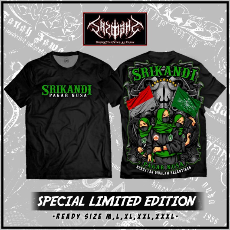 KAOS SRIKANDI PAGAR NUSA VOL 2  DESIGN TERBARU A2 FULL PUNGGUNG