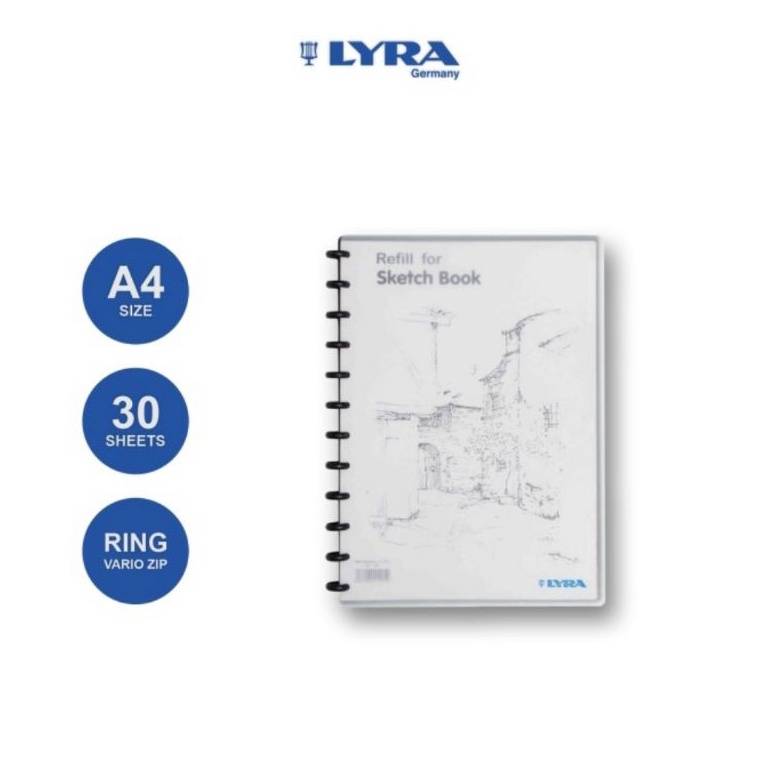 

KODE C55J Lyra Sketch Book A4 3 Lembar Buku Sketsa Gambar Bisa Refil Sketchbook