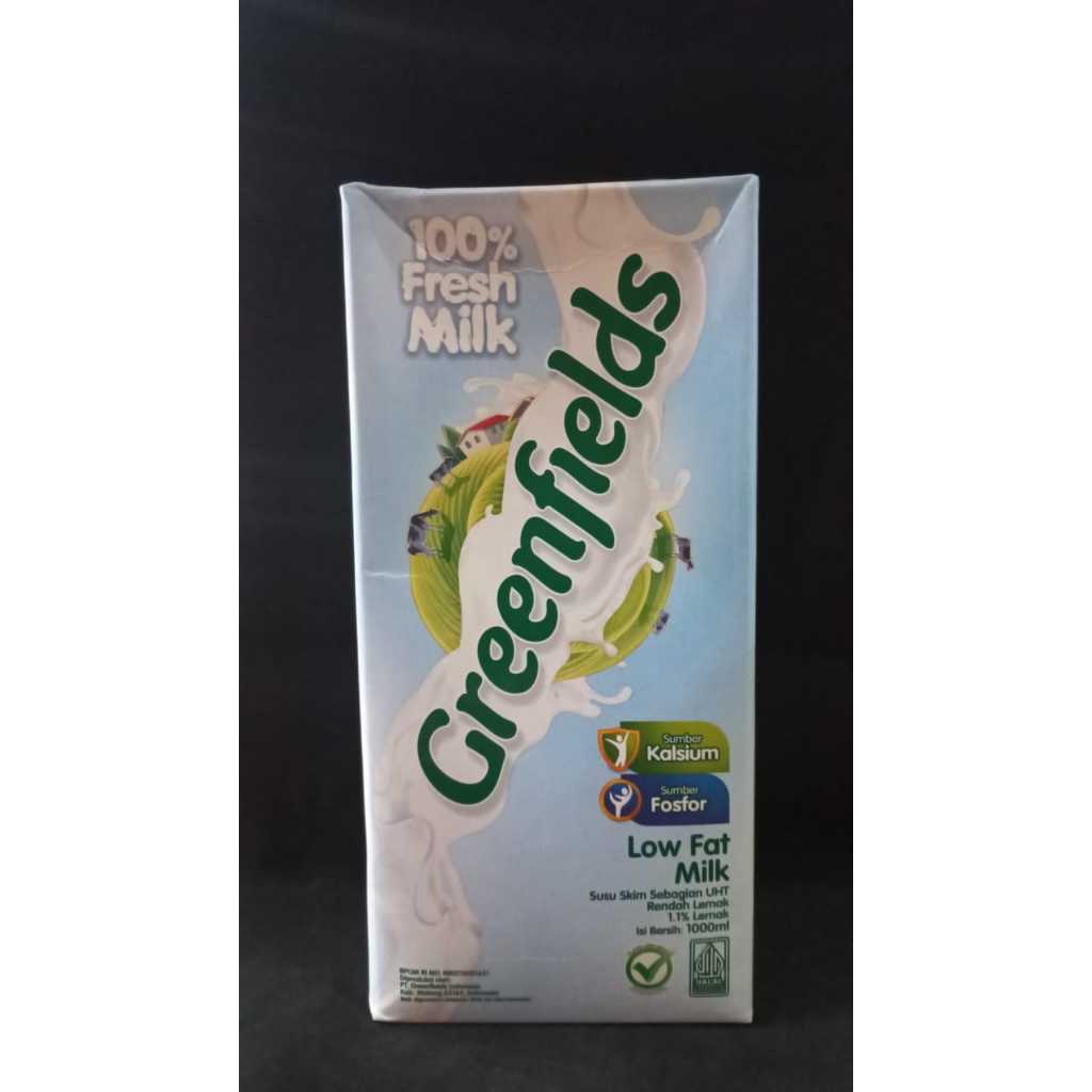 

GREENFIELDS LOW FAT MILK 1000ml