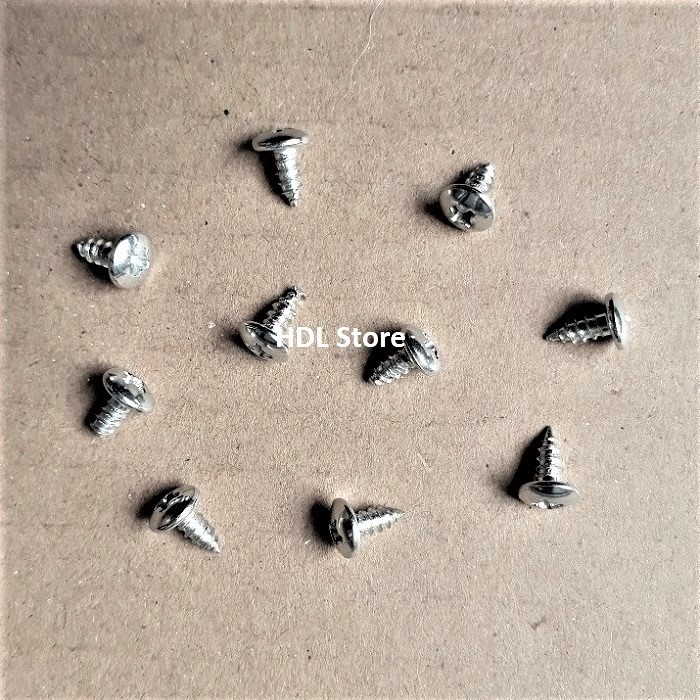 10 Pcs Sekrup Untuk Kait Gantungan Cantelan Cover Box Lampu Tanning