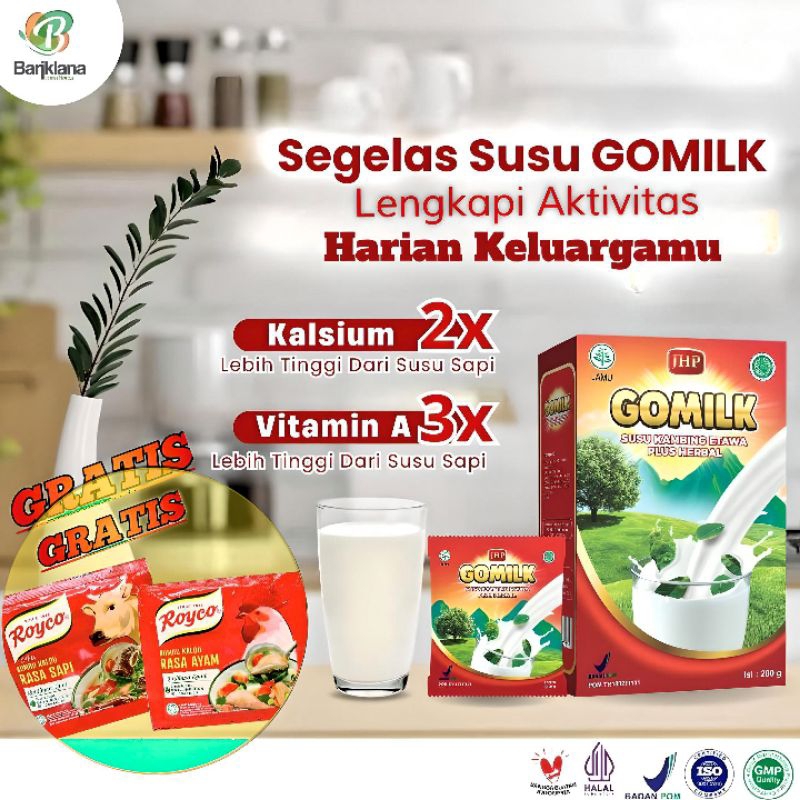 

Susu Kambing Etawa GOMILK {BONUS ROYCO, Bumbu dapur yang slalu dibutuhkan}