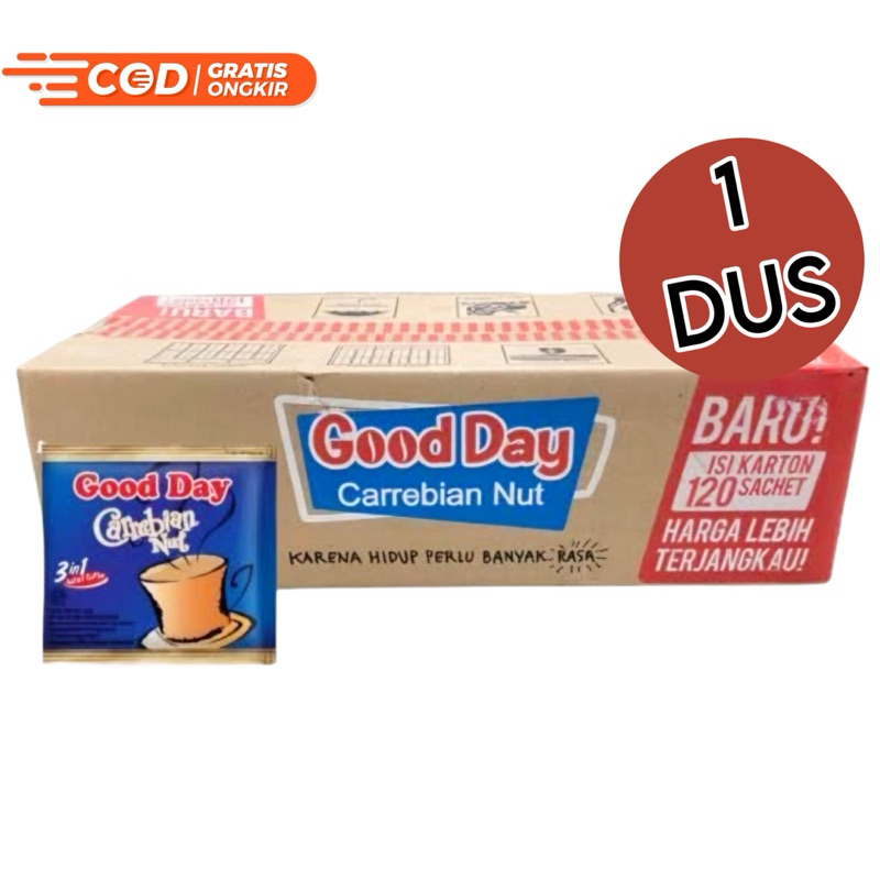

Good Day Carrebian Nut [12 Renceng/ 120 Sachet/ 1 Dus]