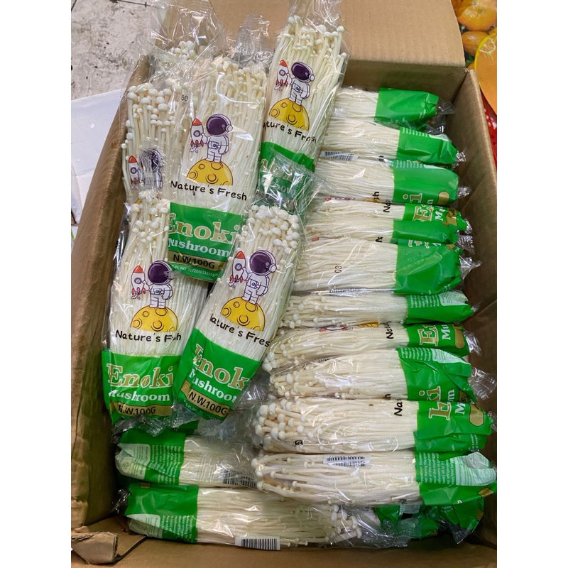 

PROMO‼️ PREMIUM JAMUR ENOKI 100gram/pack