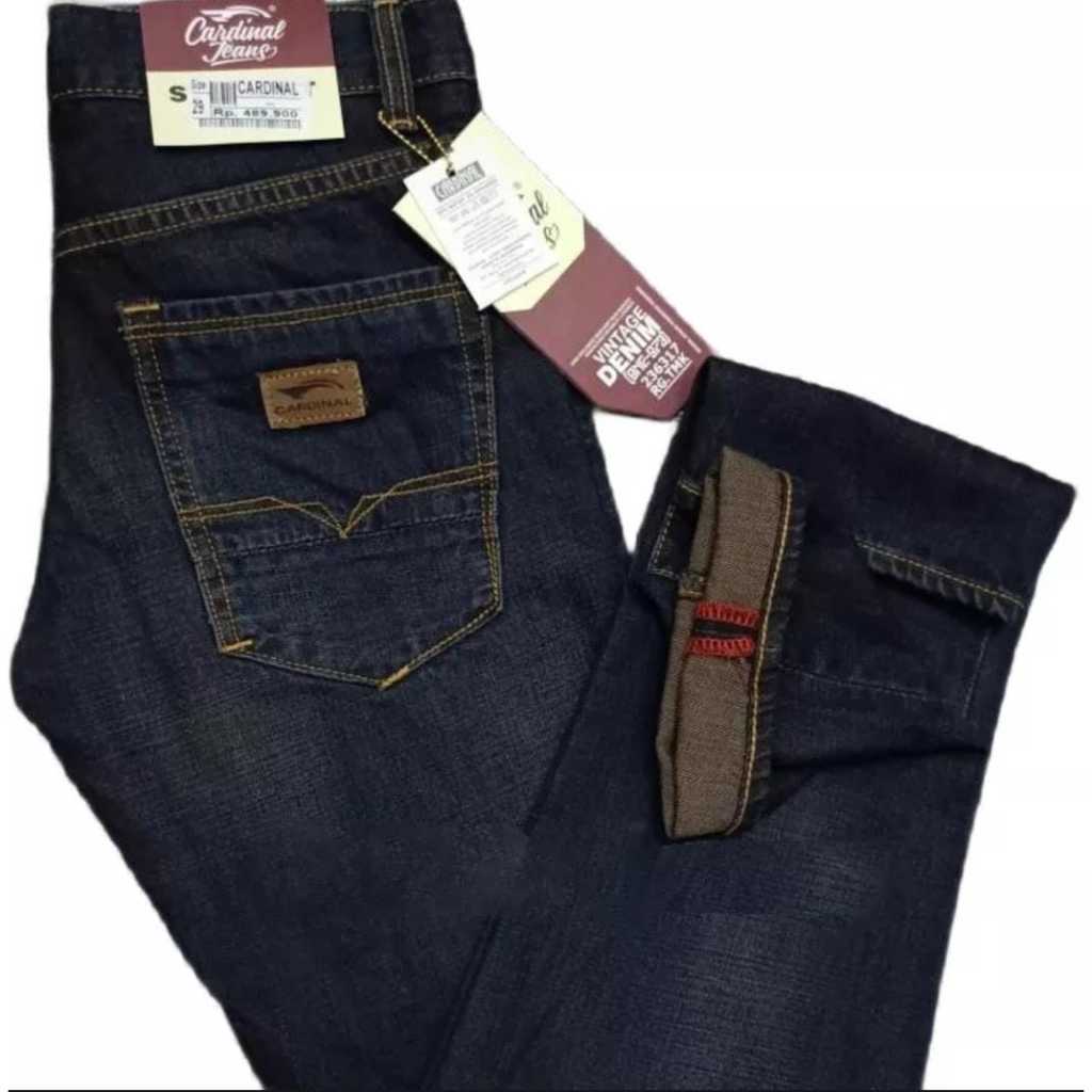 Celana Jeans CARDINAL Panjang Premium Celana Slimfit Pria Reguler Jeans