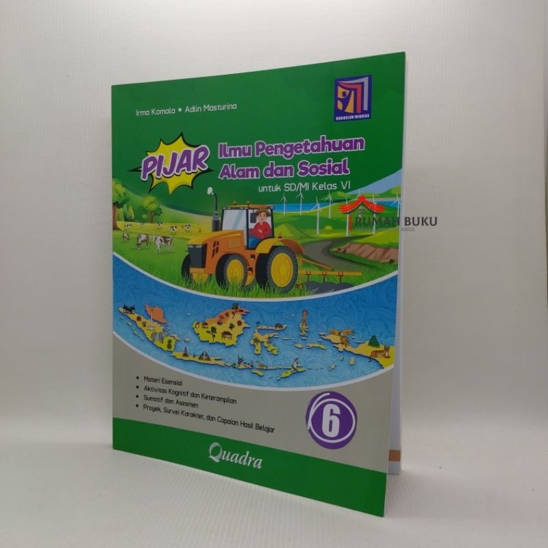 Pijar IPAS Penerbit Quadra kelas 6 kurikulum merdeka