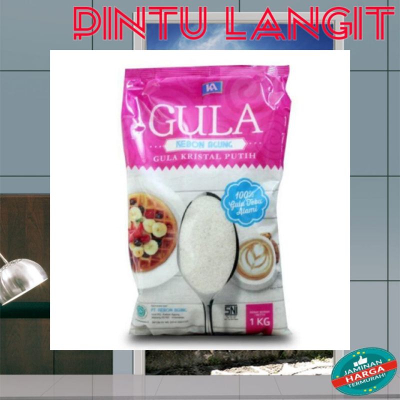 

Gula KEBON AGUNG Kemasan 1 Kg ASLI PACKING PABRIK.